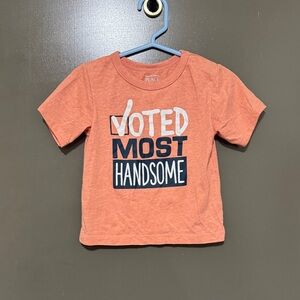 The Children's Place Orange 'Voted Most Handsome' Tee